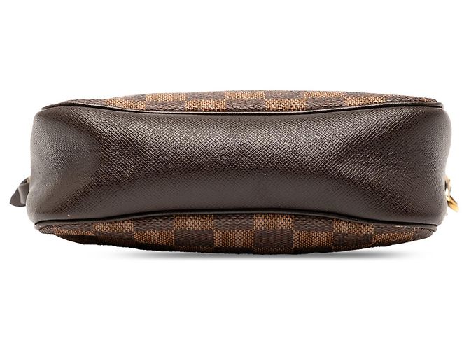 Trousse Pochette Damier Ebene Marrone Louis Vuitton - vista 3