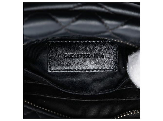 Borsa Bowling Loulou Piccola in Pelle Nera di Saint Laurent Nero - vista 6