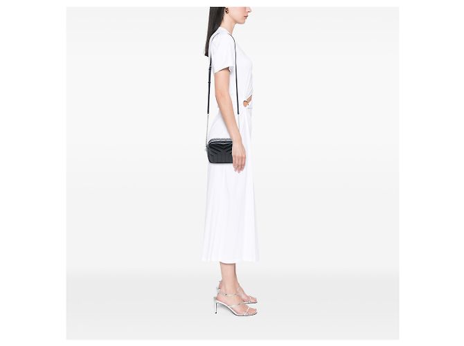 Borsa Bowling Loulou Piccola in Pelle Nera di Saint Laurent Nero - vista 7