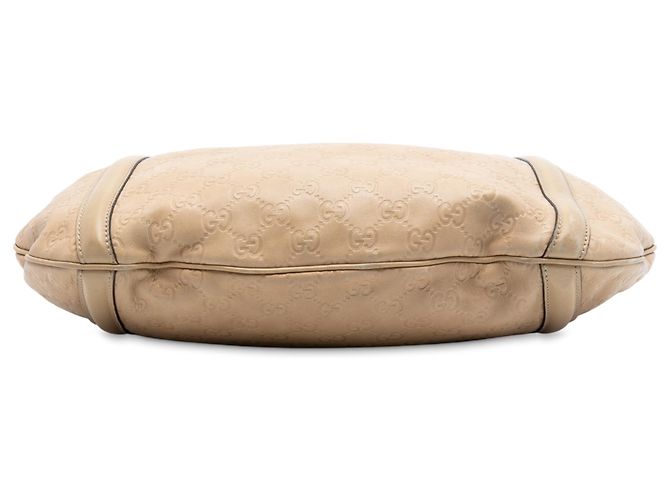 Gucci Guccissima Web Britt Satchel in Beige, Größe Medium - Ansicht 3