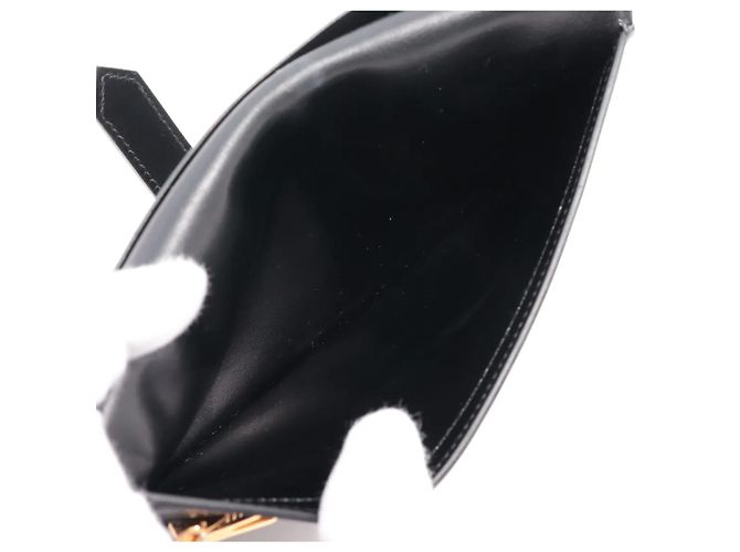 Béarn Cartera Bearn de cuero negro Hermès 2020 - vista 5