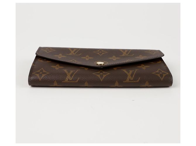 Louis Vuitton Portafoglio Lungo Sarah Marrone - vista 4