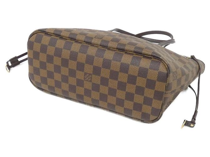 Bolsa Neverfull Damier Louis Vuitton Marrom - vista 2
