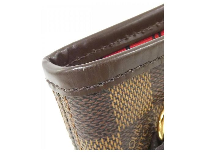 Bolsa Neverfull Damier Louis Vuitton Marrom - vista 3