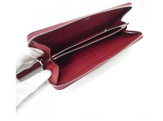 Cartera Hermès Azap Long Dragonne en Epsom Castaño - vista 7