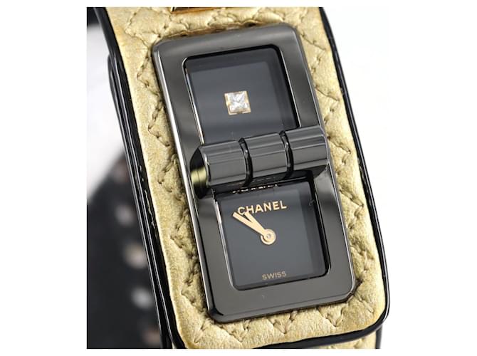 Chanel Code Coco Edelstahl Quarz Limited Schwarz - Ansicht 3