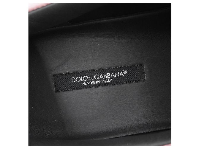 Dolce & Gabbana Sneakers in pelle Dolce&Gabbana Rosa - vista 6
