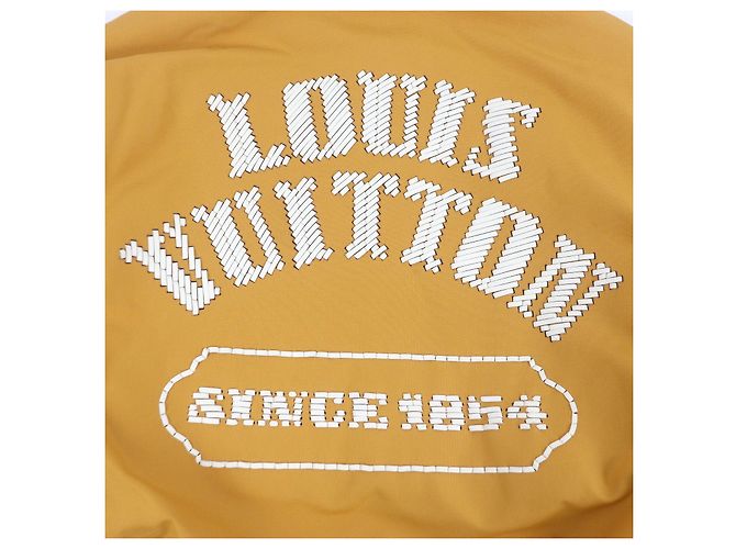 Louis Vuitton Padded varsity jacket Leather Jacket Yellow Mustard - view 5