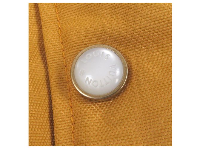 Louis Vuitton Padded varsity jacket Leather Jacket Yellow Mustard - view 6