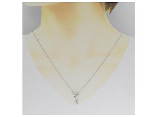 Autre Marque Collana di diamanti in oro bianco Au750 Argento - vista 6