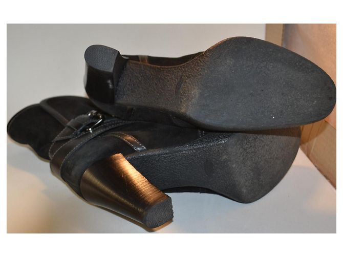 Botines Tod's de ante negro - vista 4