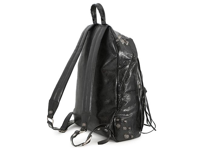 Everyday Sac à dos Le Cagoule en cuir de Balenciaga - vue 2