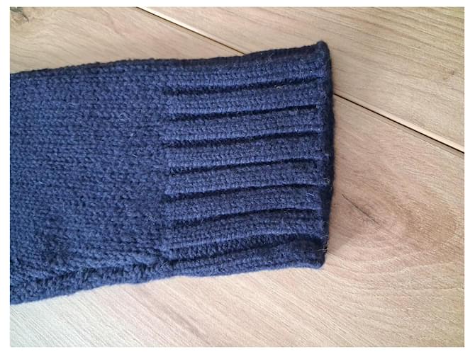 Fred Perry Pullover aus Lammwolle Marineblau M - Ansicht 5