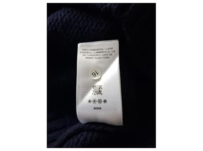 Fred Perry Pullover aus Lammwolle Marineblau M - Ansicht 9