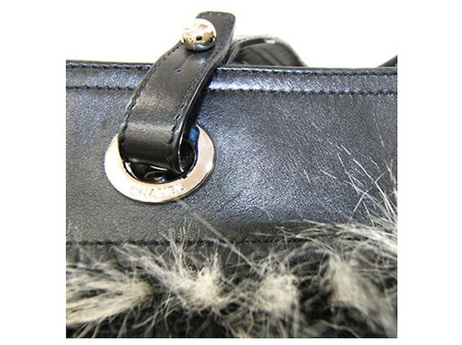Chanel Paris-Biarritz Tote MM Schwarz - Ansicht 7