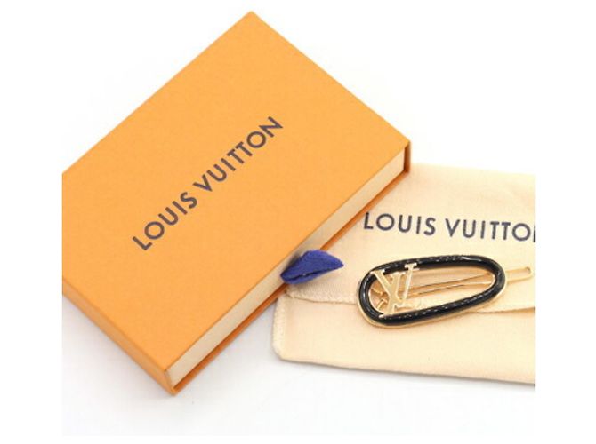 Fermaglio My LV Chain di Louis Vuitton Nero D'oro - vista 6