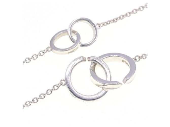 Tiffany & Co Collana in Argento Sterling Multi-Cerchi Tiffany 1837 - vista 3