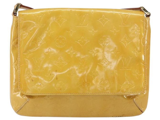 LOUIS VUITTON Bolsa Thompson Street Monogram Vernis Bege M91301 LV Auth 158629 - vista 13