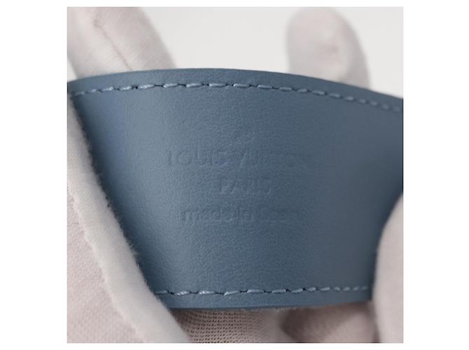 LOUIS VUITTON Cintura in Denim Monogram Nuova Onda Blu M0146 Auth 159446SM - vista 21