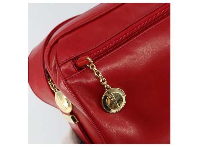 Gucci Borsa a Spalla in Pelle Rossa e Oro Auth 157758 Rosso D'oro - vista 18