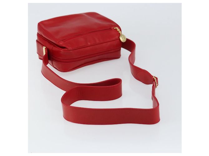 Gucci Borsa a Spalla in Pelle Rossa e Oro Auth 157758 Rosso D'oro - vista 7