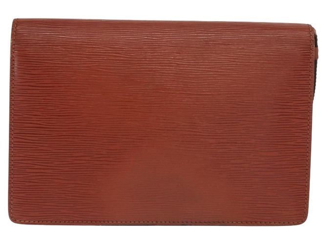 LOUIS VUITTON Borsa a Mano Dragonne Epi Serie Marrone M52618 LV Auth ka1017 - vista 2