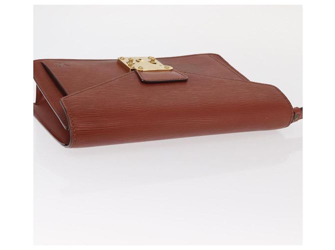 LOUIS VUITTON Borsa a Mano Dragonne Epi Serie Marrone M52618 LV Auth ka1017 - vista 6
