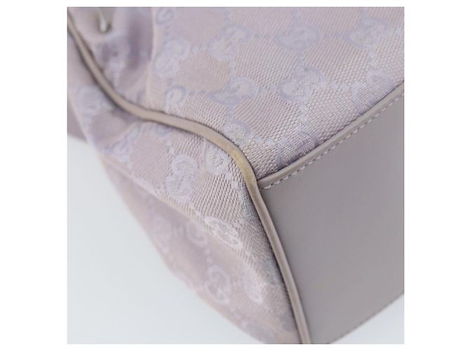 Borsa a Spalla GG Canvas Gucci Viola Oro 92699 Auth 158466 D'oro Porpora - vista 11