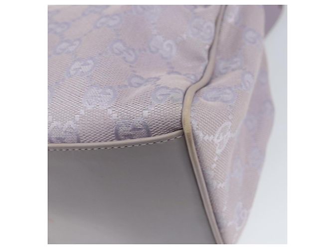 Borsa a Spalla GG Canvas Gucci Viola Oro 92699 Auth 158466 D'oro Porpora - vista 12