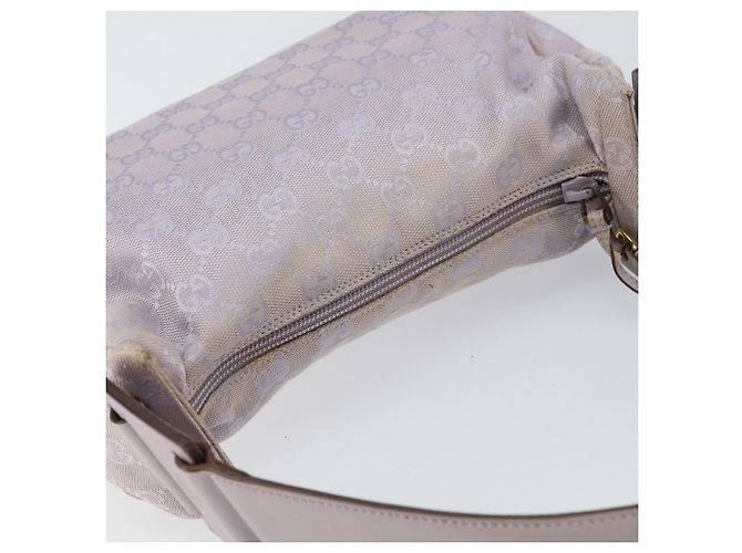 Borsa a Spalla GG Canvas Gucci Viola Oro 92699 Auth 158466 D'oro Porpora - vista 6