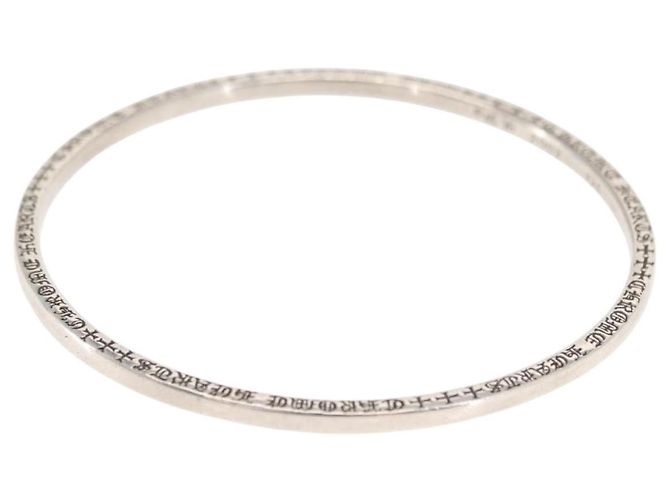 Bracciale Bangle Spacer NTFL Chrome Hearts Ag925 Argento Auth 159496SM - vista 2