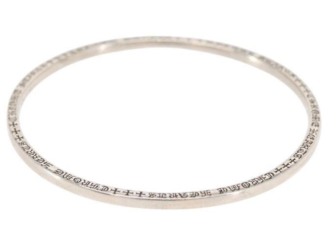 Bracciale Bangle Spacer NTFL Chrome Hearts Ag925 Argento Auth 159496SM - vista 3