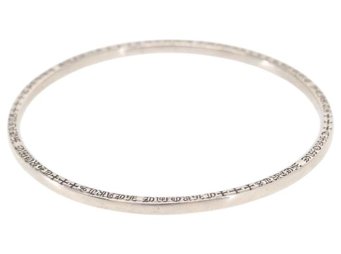 Bracciale Bangle Spacer NTFL Chrome Hearts Ag925 Argento Auth 159496SM - vista 4