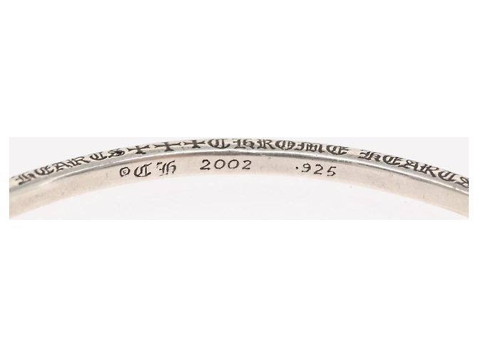 Bracciale Bangle Spacer NTFL Chrome Hearts Ag925 Argento Auth 159496SM - vista 8
