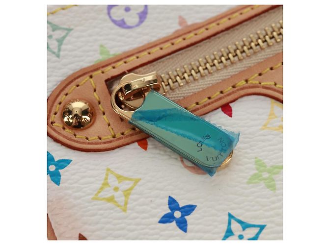 LOUIS VUITTON Pochette MM Monogram Multicolore Bianca M60028 LV Auth 159454V Bianco - vista 18