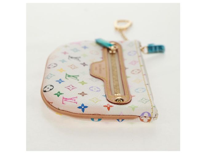 LOUIS VUITTON Pochette MM Monogram Multicolore Bianca M60028 LV Auth 159454V Bianco - vista 4