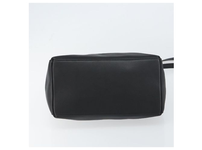 Borsa a mano in pelle Gancini Salvatore Ferragamo 2 in 1 Nero Oro Auth 157683 - vista 5