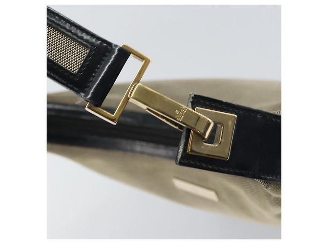 GUCCI Schultertasche Canvas Beige Gold 001 4204 Auth 158461 Golden - Ansicht 14
