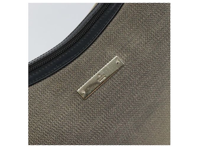 GUCCI Schultertasche Canvas Beige Gold 001 4204 Auth 158461 Golden - Ansicht 16