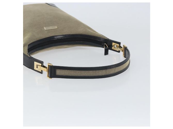 GUCCI Schultertasche Canvas Beige Gold 001 4204 Auth 158461 Golden - Ansicht 7