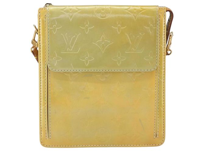 LOUIS VUITTON Bolsa de Accesorios Motto Monogram Vernis Gris M91030 LV Auth 160810 - vista 13