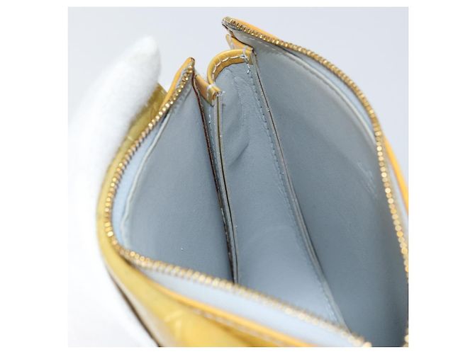 LOUIS VUITTON Bolsa de Accesorios Motto Monogram Vernis Gris M91030 LV Auth 160810 - vista 19