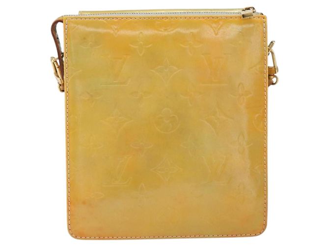 LOUIS VUITTON Bolsa de Accesorios Motto Monogram Vernis Gris M91030 LV Auth 160810 - vista 2
