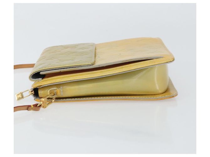 LOUIS VUITTON Bolsa de Accesorios Motto Monogram Vernis Gris M91030 LV Auth 160810 - vista 4