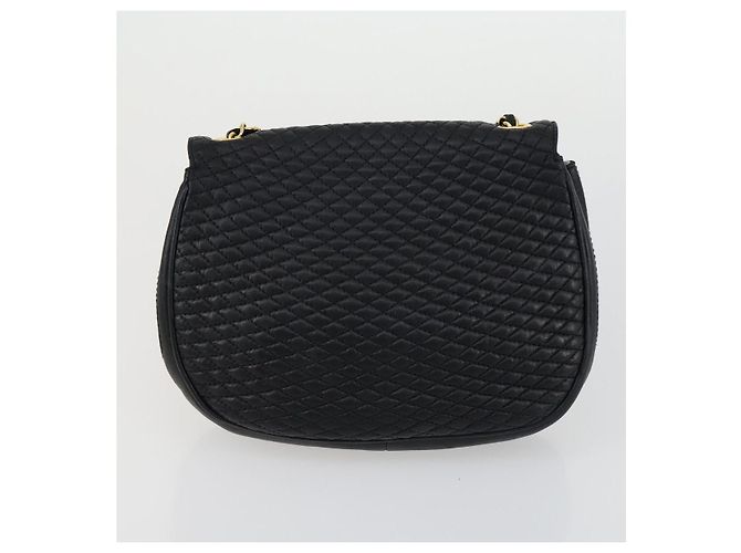 BALLY Tote Bag Leder 2 Set Schwarz Elfenbein Auth 156704 Roh - Ansicht 11