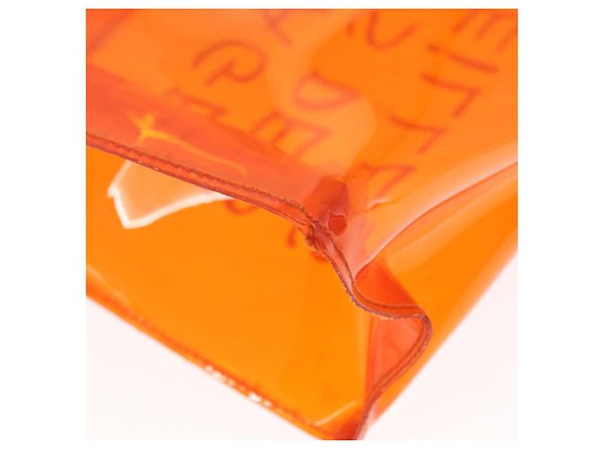 Hermès HERMES Borsa a Mano Kelly in Vinile Arancione Auth 158157 - vista 13