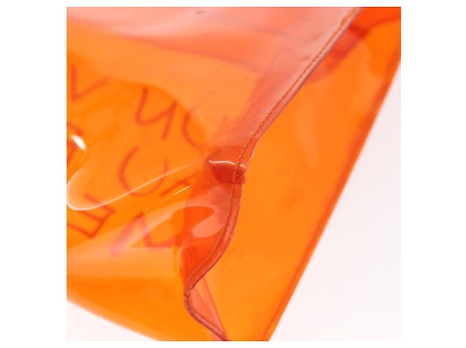 Hermès HERMES Borsa a Mano Kelly in Vinile Arancione Auth 158157 - vista 14