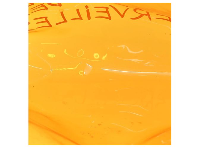 Hermès HERMES Borsa a Mano Kelly in Vinile Arancione Auth 158157 - vista 16
