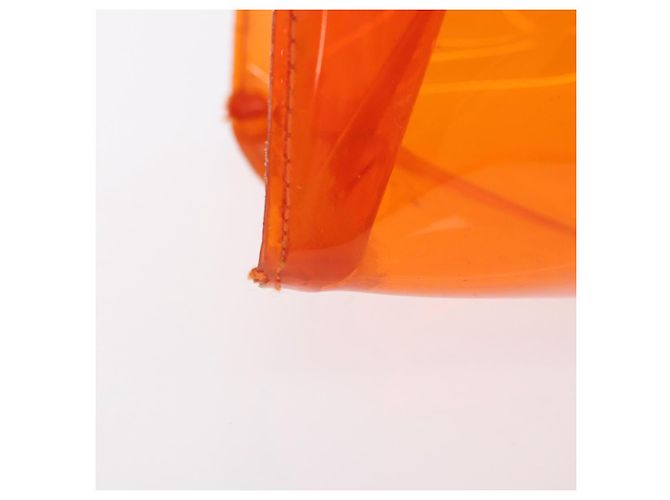 Hermès HERMES Borsa a Mano Kelly in Vinile Arancione Auth 158157 - vista 4