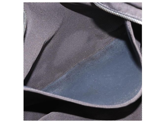 Hermès HERMES Her Line MM Hand Bag Canvas Gray Silver Auth mr1717 Brown Silvery - view 19